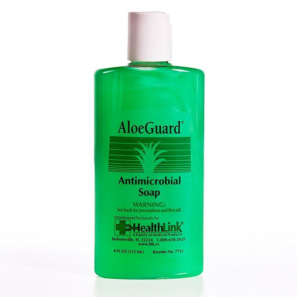 Antimicrobial Aloeguard Soap Unscented 4 Ounces MedSTAT